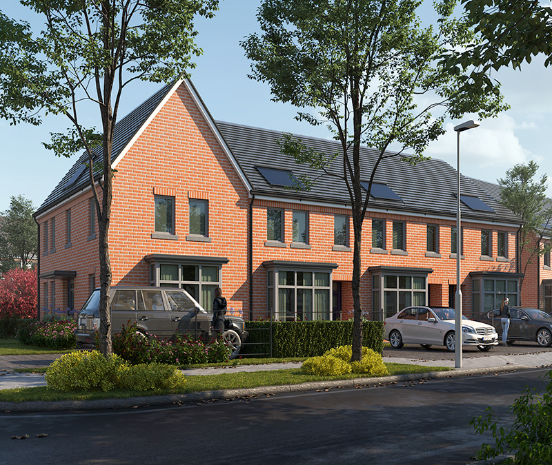 exterior of freehold home